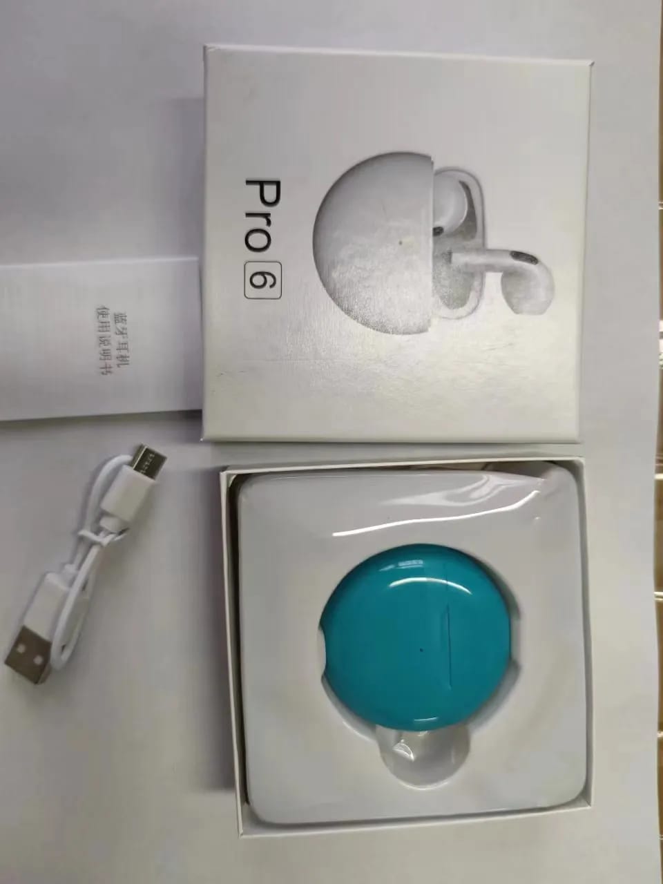 Pro6 TWS Wireless Bluetooth Headset - Macaron Edition