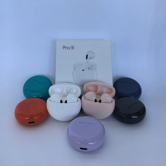 Pro6 TWS Wireless Bluetooth Headset - Macaron Edition
